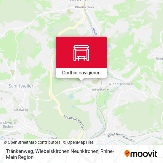 Tränkenweg, Wiebelskirchen Neunkirchen Karte