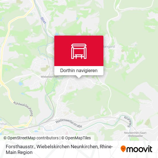 Forsthausstr., Wiebelskirchen Neunkirchen Karte