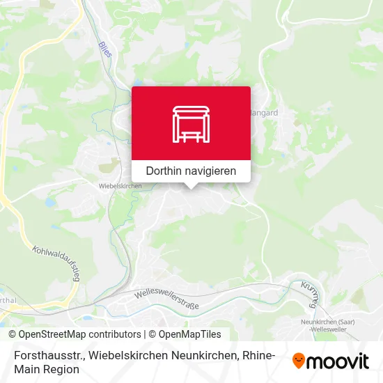 Forsthausstr., Wiebelskirchen Neunkirchen Karte