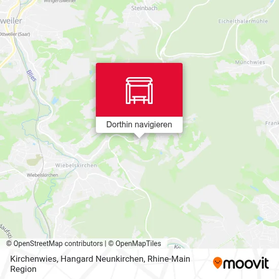 Kirchenwies, Hangard Neunkirchen Karte