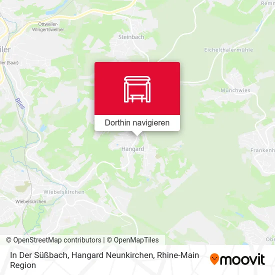 In Der Süßbach, Hangard Neunkirchen Karte