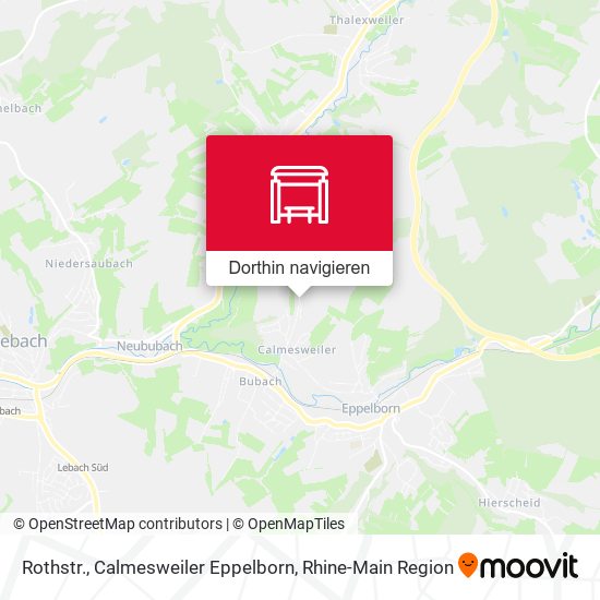 Rothstr., Calmesweiler Eppelborn Karte