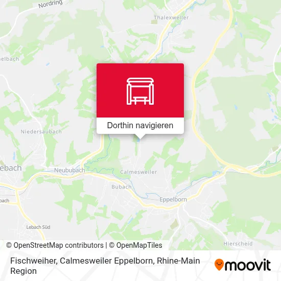 Fischweiher, Calmesweiler Eppelborn Karte