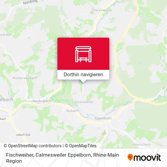 Fischweiher, Calmesweiler Eppelborn Karte