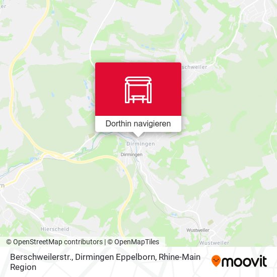 Berschweilerstr., Dirmingen Eppelborn Karte