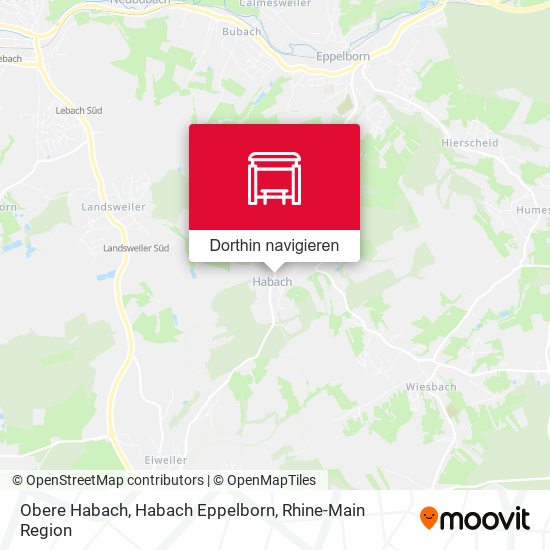 Obere Habach, Habach Eppelborn Karte