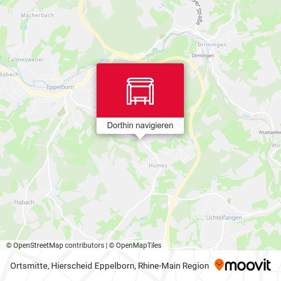 Ortsmitte, Hierscheid Eppelborn Karte