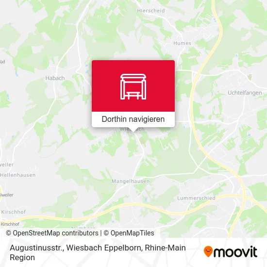 Augustinusstr., Wiesbach Eppelborn Karte