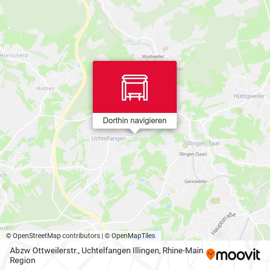 Abzw Ottweilerstr., Uchtelfangen Illingen Karte