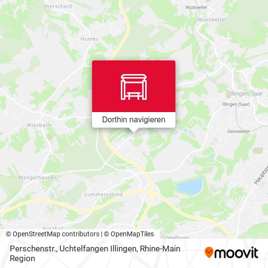 Perschenstr., Uchtelfangen Illingen Karte