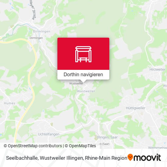 Seelbachhalle, Wustweiler Illingen Karte