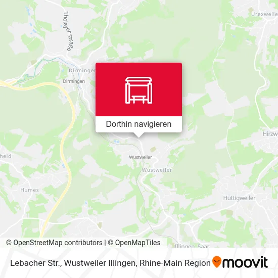 Lebacher Str., Wustweiler Illingen Karte
