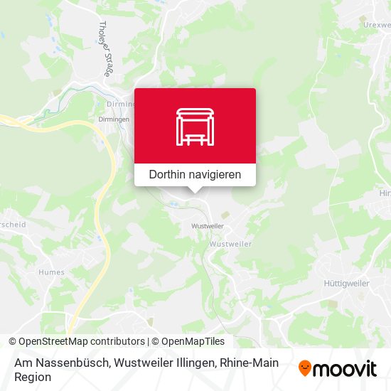 Am Nassenbüsch, Wustweiler Illingen Karte