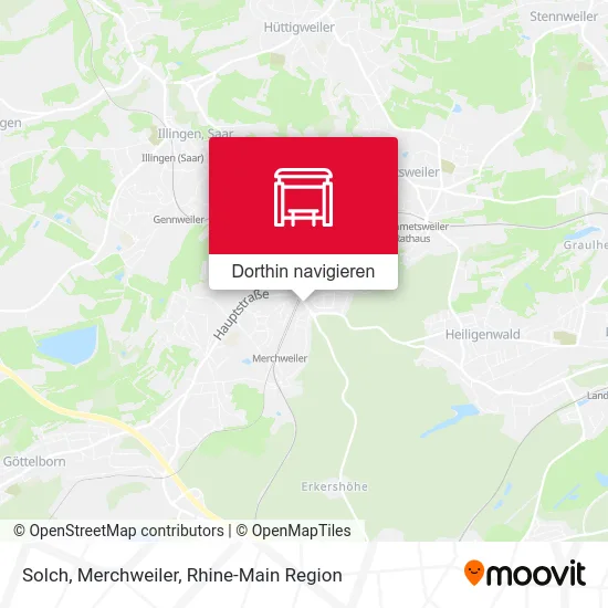 Solch, Merchweiler Karte