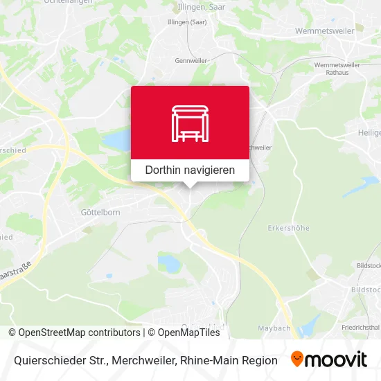 Quierschieder Str., Merchweiler Karte