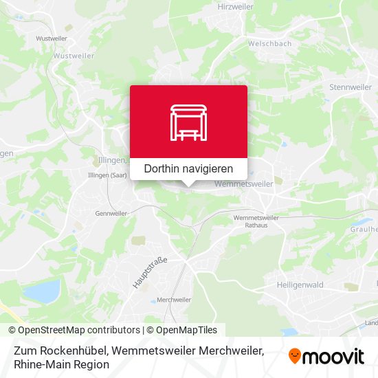 Zum Rockenhübel, Wemmetsweiler Merchweiler Karte