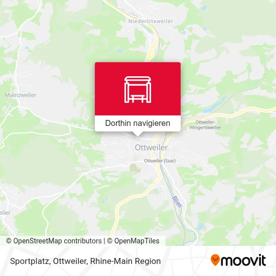 Sportplatz, Ottweiler Karte