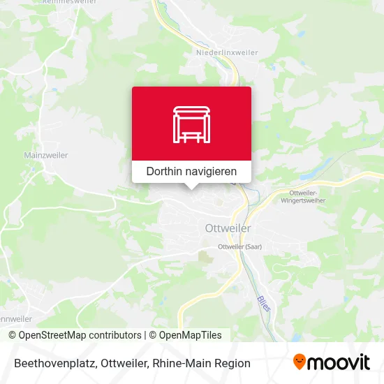 Beethovenplatz, Ottweiler Karte