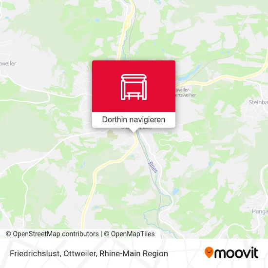 Friedrichslust, Ottweiler Karte