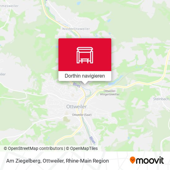 Am Ziegelberg, Ottweiler Karte