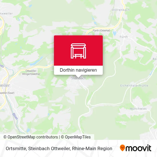 Ortsmitte, Steinbach Ottweiler Karte