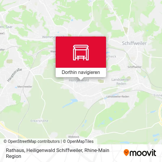 Rathaus, Heiligenwald Schiffweiler Karte