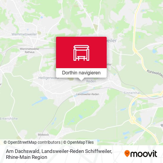 Am Dachswald, Landsweiler-Reden Schiffweiler Karte