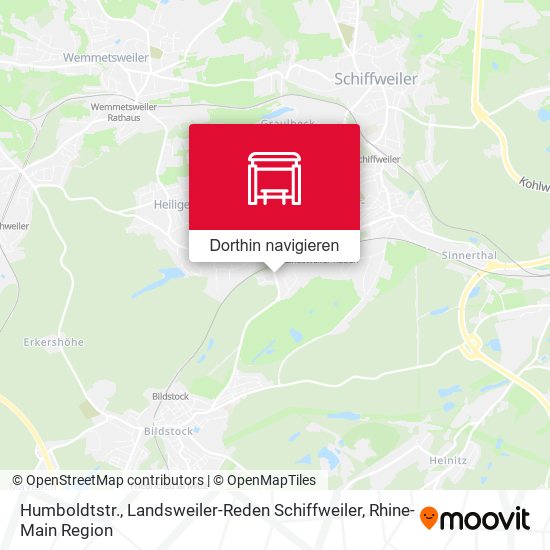 Humboldtstr., Landsweiler-Reden Schiffweiler Karte