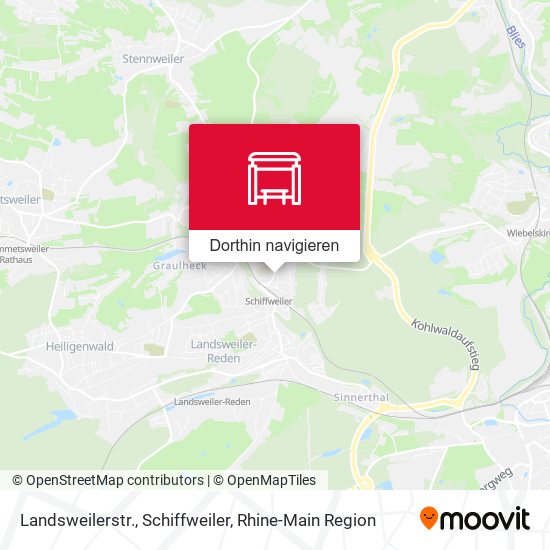 Landsweilerstr., Schiffweiler Karte