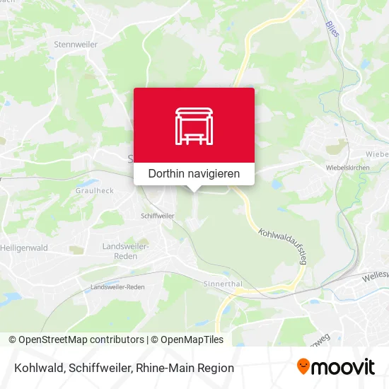 Kohlwald, Schiffweiler Karte