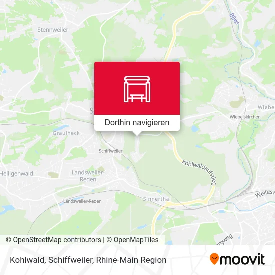 Kohlwald, Schiffweiler Karte