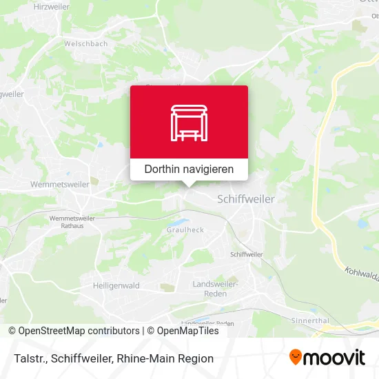 Talstr., Schiffweiler Karte