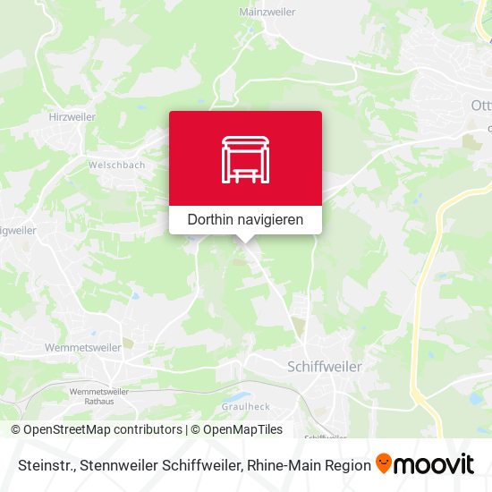 Steinstr., Stennweiler Schiffweiler Karte