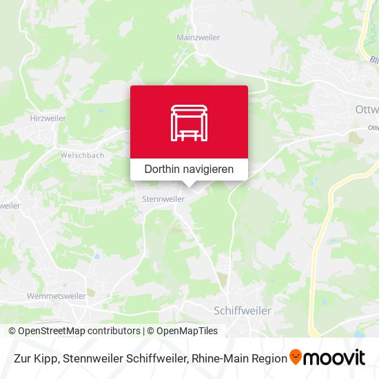 Zur Kipp, Stennweiler Schiffweiler Karte