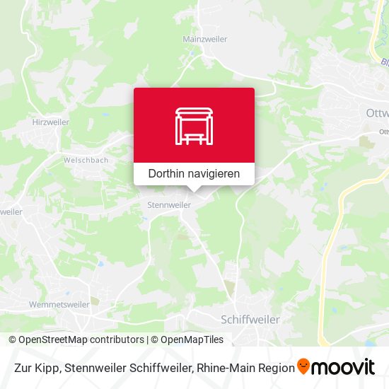 Zur Kipp, Stennweiler Schiffweiler Karte