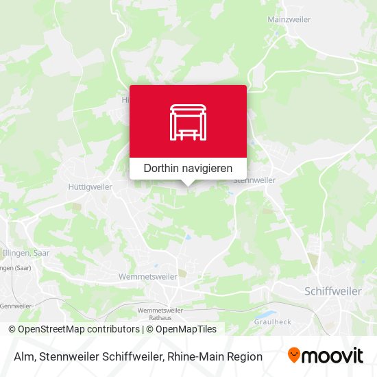 Alm, Stennweiler Schiffweiler Karte