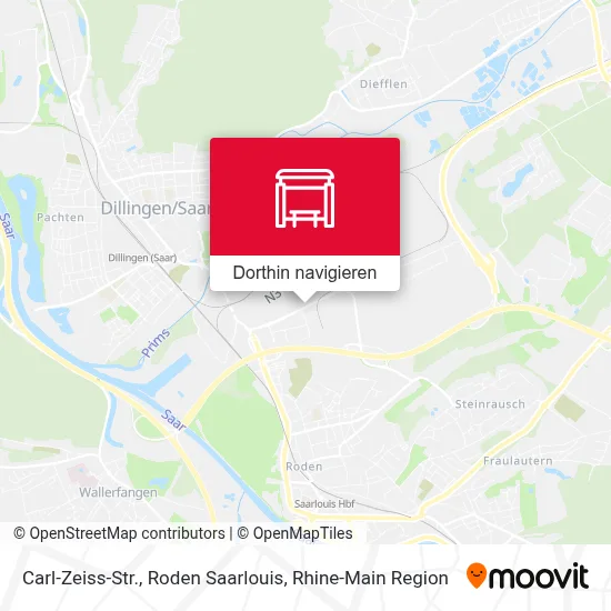 Carl-Zeiss-Str., Roden Saarlouis Karte