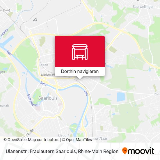 Ulanenstr., Fraulautern Saarlouis Karte