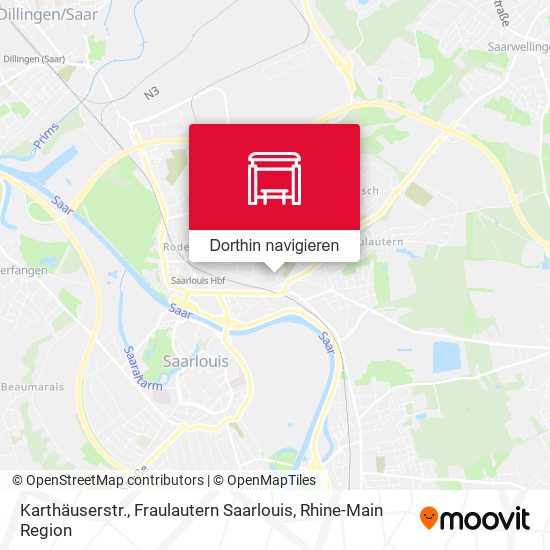 Karthäuserstr., Fraulautern Saarlouis Karte