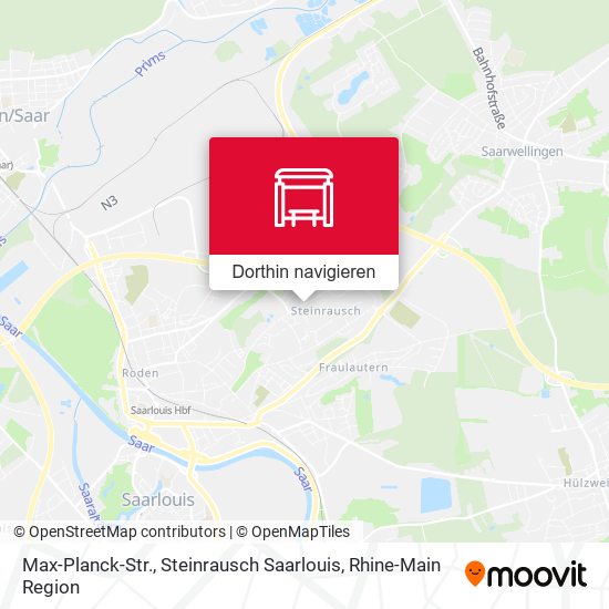 Max-Planck-Str., Steinrausch Saarlouis Karte