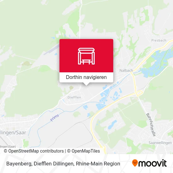 Bayenberg, Diefflen Dillingen Karte