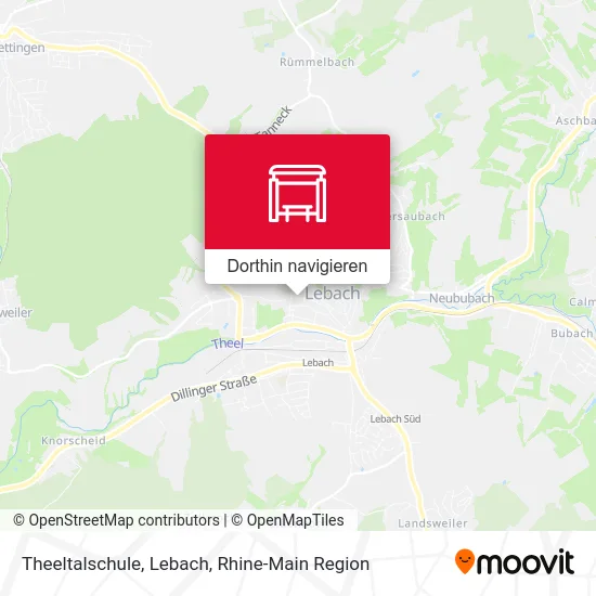 Theeltalschule, Lebach Karte