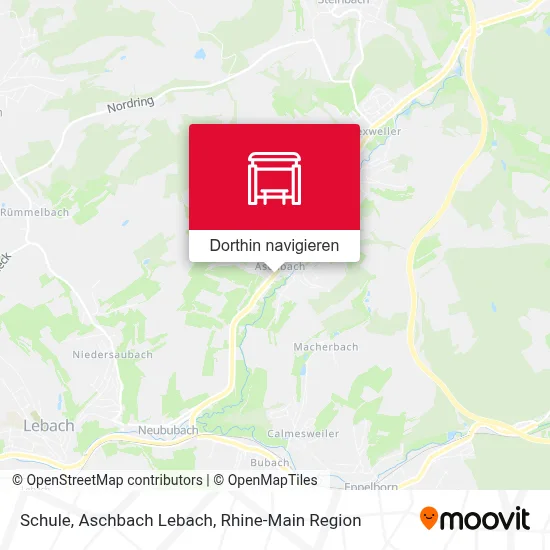 Schule, Aschbach Lebach Karte