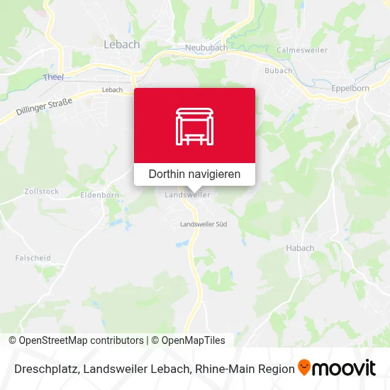 Dreschplatz, Landsweiler Lebach Karte