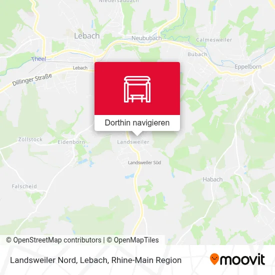 Landsweiler Nord, Lebach Karte