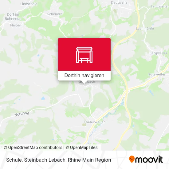 Schule, Steinbach Lebach Karte