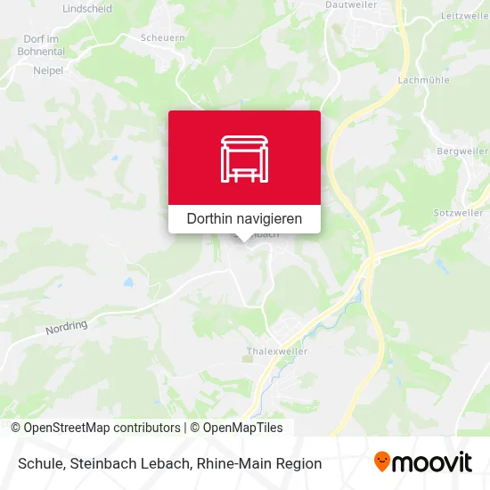 Schule, Steinbach Lebach Karte