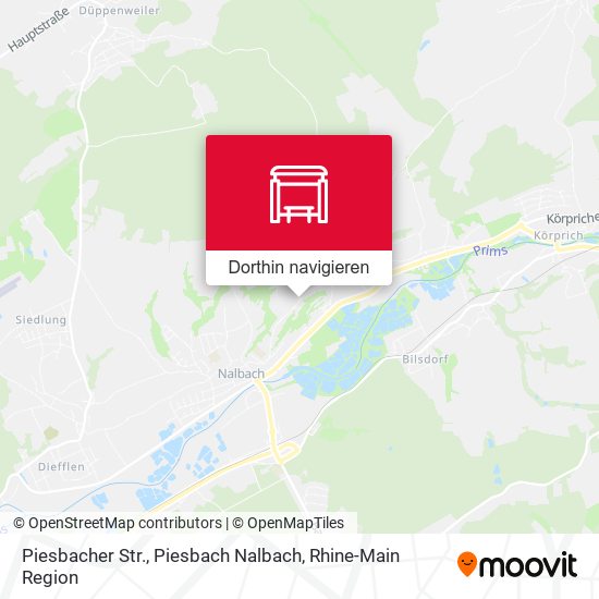 Piesbacher Str., Piesbach Nalbach Karte