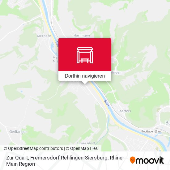 Zur Quart, Fremersdorf Rehlingen-Siersburg Karte