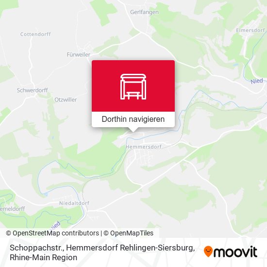 Schoppachstr., Hemmersdorf Rehlingen-Siersburg Karte